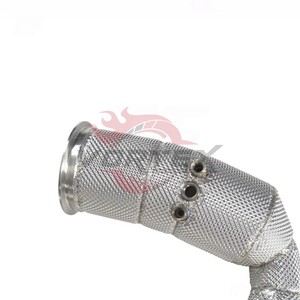 Système d'échappement OPF en acier inoxydable SS304 poli miroir de 1,5 mm d'épaisseur haute performance VORTEX pour Porsche Urus - Product Image 5