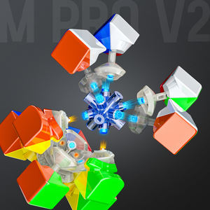 Nuevo <span class=keywords><strong>Cubo</strong></span> Mágico Magnético <span class=keywords><strong>QIYI</strong></span> M Pro V2 <span class=keywords><strong>3x3</strong></span> UV Profesional de Velocidad, Juguetes de Rompecabezas Educativos, Regalos - Product Image 6