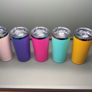 Gobelet isotherme portable 20oz en acier inoxydable 304 avec couvercle transparent, affichage LED de la température, sans BPA, pour voiture, en plastique pulvérisé, pour le commerce transfrontalier - Product Image 2