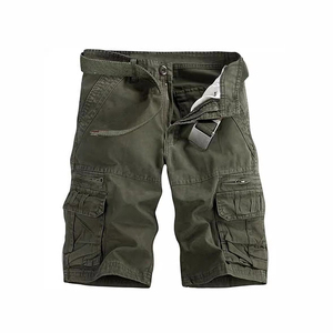 شورتات للركض من الدنيم الأسود في جيوب البضائع شورتات كاجوال صيفية مقاس كبير منسوجة بجودة عالية حسب الطلب - Product Image 3