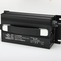Chargeur de batterie personnalisé C1200 12V40A 24V30A pour machine à laver les sols avec affichage OLED MCU