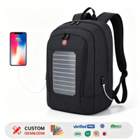 Vente en gros Sac à dos intelligent étanche multifonction pour l'école, la randonnée et le voyage avec panneau solaire et chargeur USB