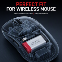 Baterai Lithium Ion Pouch Berkinerja Tinggi 112045 1300mAh 4.81Wh untuk Mouse Nirkabel Pintar yang Dapat Diisi Ulang