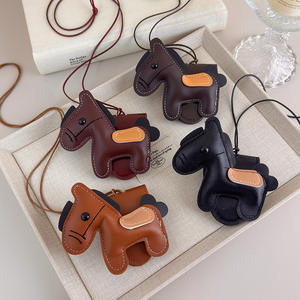 Porte-<span class=keywords><strong>lunettes</strong></span> magnétique multifonctionnel en cuir (motif poney) - Lanière pour <span class=keywords><strong>lunettes</strong></span> en <span class=keywords><strong>cordon</strong></span> ciré pour la mode et l'extérieur - Product Image 4