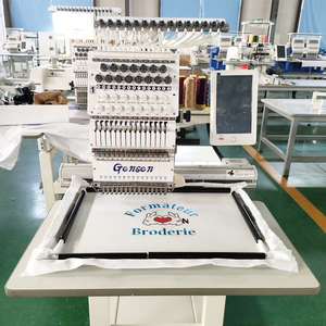 Máquinas de Bordar Computarizadas de Una Cabeza de Alta Calidad para Bordar Logotipos en Gorras y Camisetas Polo, en Venta - Product Image 3