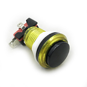 LED 조명 Miro 스위치 교체 아케이드 동전 작동 게임 클로 크레인 머신 키트 블랙 캡 버튼 - Product Image 3