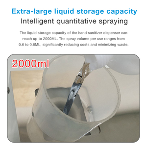 Dispenser Automatico di Disinfettante, Macchina per Disinfezione Mani a Induzione, Attrezzatura Automatica per Sterilizzazione Mani con Spray da 2L - Product Image 2