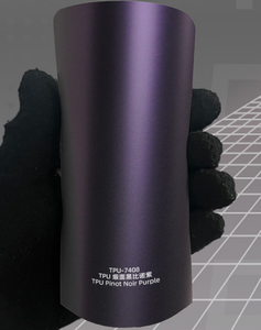 <span class=keywords><strong>Film</strong></span> TPU PPF Garantie 5 ans Super Mat Pinot <span class=keywords><strong>Noir</strong></span> Violet Auto-Réparateur 1.52x15m <span class=keywords><strong>Film</strong></span> de Protection de Carrosserie Hydrophobe Vinyle en Gros Populaire - Product Image 1