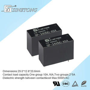 Relais de puissance électromagnétique miniature 24V 10A Type de carte PCB ouverte normale relais de Protection scellés à courant de commutation haute puissance 20A - Product Image 5
