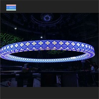 Cilindro cubo circolare creativo curvo Rgb Indoor P2 P3 P4 Display a LED rotondo sferico per la pubblicazione pubblicitaria