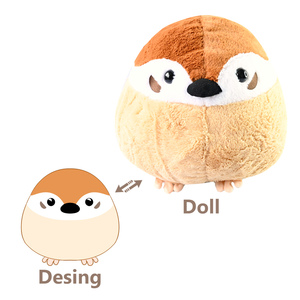 高朋热卖婴儿动画Kissy可爱柔软ODM OEM企鹅毛绒动物毛绒加热垫玩具 - Product Image 2