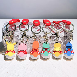 Быстрая доставка, в наличии, оптом: 3D-брелок из мягкого ПВХ с изображением футболиста Месси, популярный спортивный брелок из резины с кольцом для ключей - Product Image 6