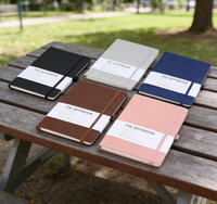Carnet de notes A5 2026 avec logo, en cuir PU, avec élastique personnalisé, couverture rigide, agenda, journal, carnet de notes