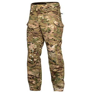 <span class=keywords><strong>Verano</strong></span> Trekking Senderismo Casual Cargo Pantalones <span class=keywords><strong>Trabajo</strong></span> Rodillas Parche Verde Hombres Pantalones tácticos impermeables - Product Image 3