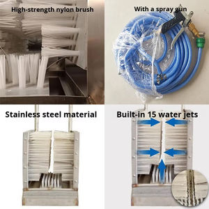 Machine automatique de désinfection des <span class=keywords><strong>chaussures</strong></span> pour ferme porcine, bottes de pluie, équipement intégré de nettoyage et de désinfection avec - Product Image 3