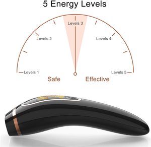 Épilateur IPL portable à refroidissement par glace sans douleur pour la beauté du corps, utilisation à domicile, 999999 flashs - Product Image 5