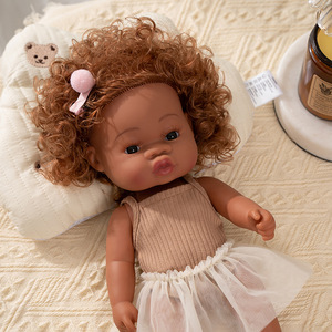 Muñeca de vinilo con cabello rizado, estilo explosivo, para vestir y jugar, regalo para niñas. - Product Image 2