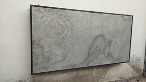 Silver <b>Grey</b> Light Slate Stone Veneer Wall Panels Eco-Friendly Durable 5+ Year Warranty Modern Design Subtle Soft Decorative - Product Image 5