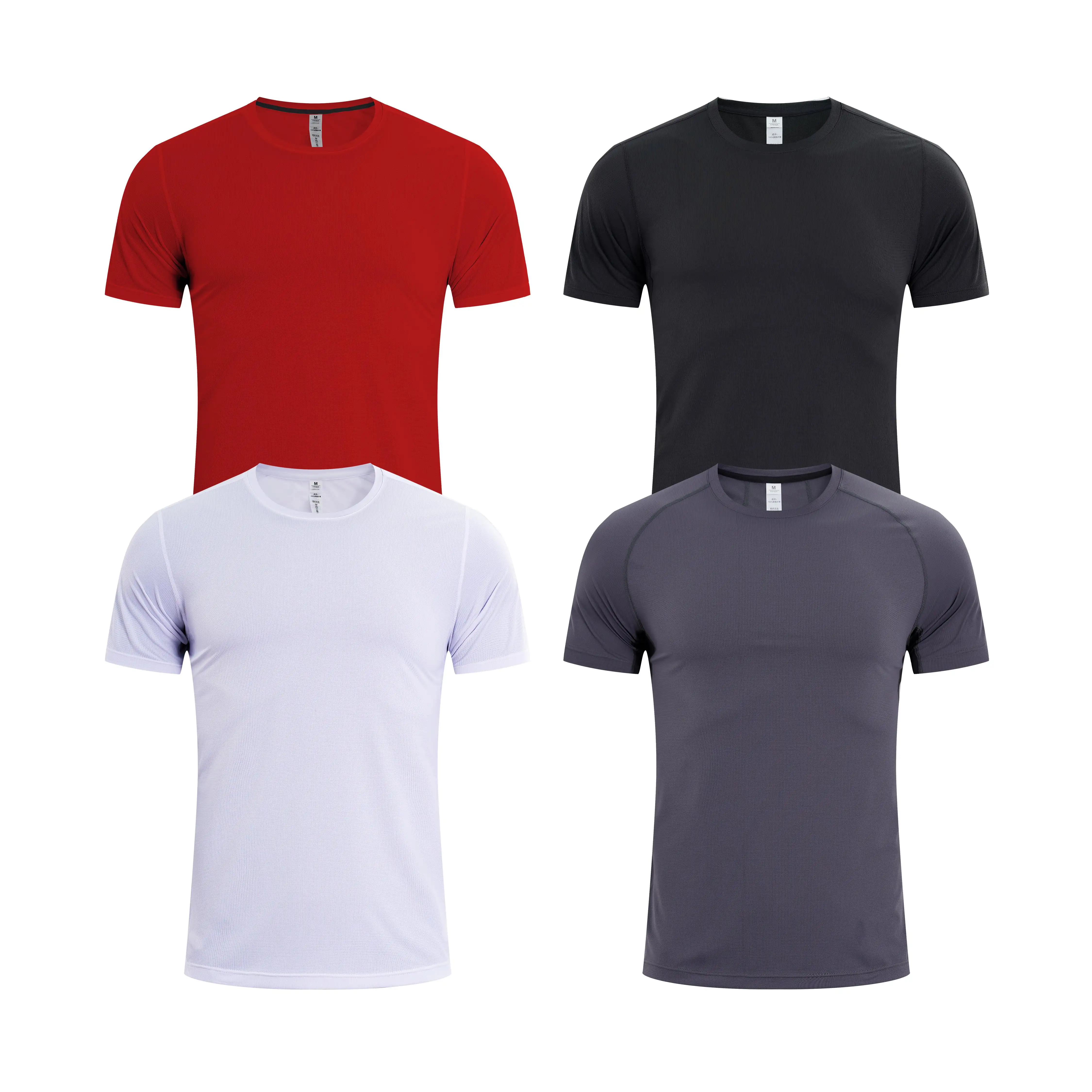 Custom Low MOQ Dry Fit Design Spandex Gym Combed Ring-Spun Cotton Hanes Performance Sports Tee T Shirt Tshirt Men's T-shirts