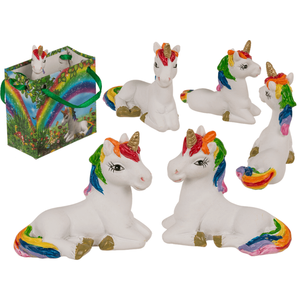 Licorne, dans un sac en papier arc-en-ciel, - Product Image 1