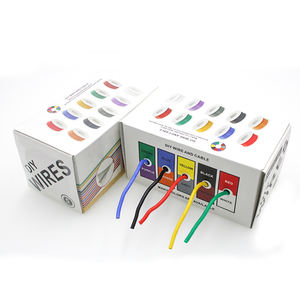 Câble électrique en silicone standard américain 16-30AWG <span class=keywords><strong>Gaine</strong></span> souple pour fil électrique haute température pour le chauffage des bâtiments - Product Image 1