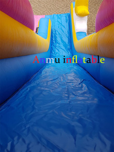 Le jeu d'extérieur le plus populaire - Toboggan gonflable licorne commercial, château gonflable pour enfants avec toboggan - Product Image 3