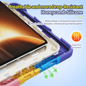 Thiết kế sang trọng đứng trường hợp đối với Oppo Pad2 2023 PC <span class=keywords><strong>Silicone</strong></span> bìa trong kho <span class=keywords><strong>11.6</strong></span> inch chống sốc trường hợp máy tính bảng - Product Image 6