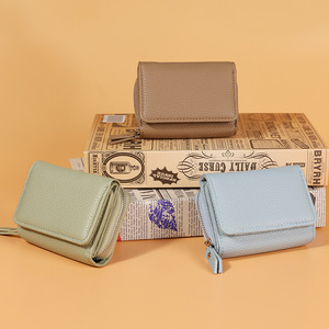 Portefeuille vintage en cuir PU avec fermeture éclair pour hommes et femmes, porte-cartes multi-emplacements, porte-cartes de crédit, porte-monnaie - Product Image 1