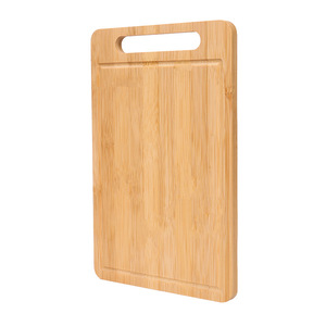 Tabla de cortar de bambú rectangular con asa, tabla de picar para cocina, para preparar alimentos - Product Image 4