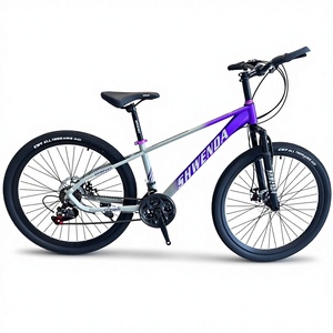 Bicicletta da Montagna con Telaio in Acciaio al Carbonio, 21 Velocità, Freni a Disco, Pedali Antiscivolo, Sospensioni Anteriori/Posteriori, Ruote in Lega di Alluminio - Product Image 4