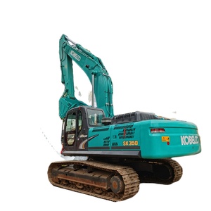 Excavadora de cadenas Kobelco SK350-8 PC360 ZX350 fabricada en Japón con motor, bomba y propulsor, excavadora pesada de 35 toneladas - Product Image 1