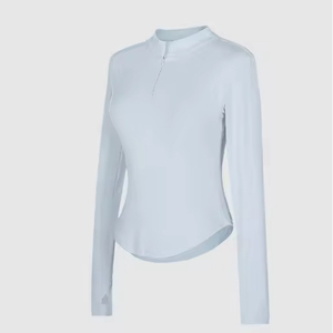 2026 6 Colors <strong>Women</strong> Adult Dance Yoga <strong>Clothes</strong> Zipper Jacket <strong>Women's</strong> Slim-fit Vertical Collar Waist Fitness Ballet Dance Top - Product Image 3