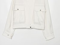 Vêtements pour femmes MYST&ZA, nouvelle collection automne 2026 : veste élégante, simple, ample, polyvalente, à col montant