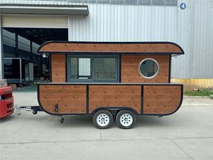 Customized Mobile Restaurant Cart Coffee Drink Snack <strong>Ice</strong> <strong>Cream</strong> Fast Food Van <strong>Trailer</strong> Concession Food Truck for Commercial Use - Product Image 2