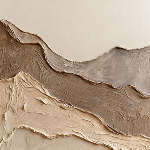 <span class=keywords><strong>Poster</strong></span> su Tela Minimalista Rustico Astratto con Tonalità Terrose, Senza Cornice, per Decorazione di Hotel, Uffici e Gallerie - Product Image 5