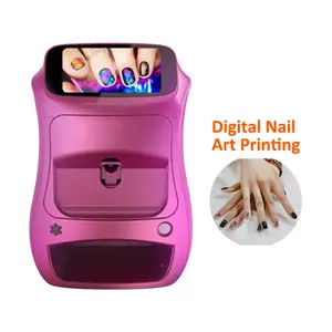 Multifunctionele 2 In 1 Nagellakdroger Met 3d Digitale Mobiele Nagelprinter Nagelsticker Kunstprinter Voor Schoonheidssalon