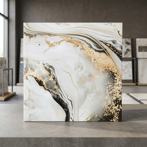 Azulejos de Cerámica Brillantes con Aspecto de Granito Gris de 40x40cm, Antideslizantes, para Pisos Interiores de Porcelana - Product Image 6