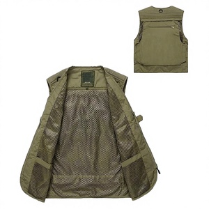 Chaleco Cargo Vintage de Invierno para Hombre, Estilo Safari, Multibolsillos, para Trabajo al Aire Libre, Pesca, Senderismo, Secado Rápido, Transpirable y Ecológico - Product Image 3