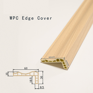 Corniche intérieure moderne en Wpc/couvercle d'extrémité en matière plastique pour revêtement de terrasse extérieur en <span class=keywords><strong>Composite</strong></span> Wpc - Product Image 2