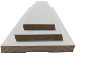 Plinthe murale extérieure moderne en bois-plastique, durable, écologique, imperméable, apprêtée blanche, pour la décoration - Product Image 5