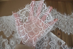 Экологичное, изысканное, винтажное, сексуальное и стильное женское нижнее белье с цветочной вышивкой и отделкой из кружева шантильи, нейлон/хлопок, 21 см, LT2757B - Product Image 6