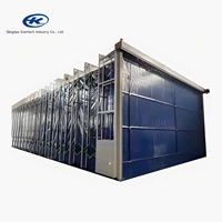 Station de préparation de peinture pour camions et conteneurs, équipement de peinture, cabine de pulvérisation rétractable/mobile/portable