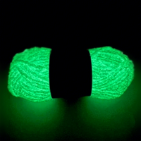 Pelote de fil chenille lumineux, fil à tricoter à la main, pour poupée au crochet, fil artisanal de grosseur moyenne, 50g, autre matériau, autre usage, 53m