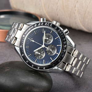 Reloj de Cuarzo Multifuncional de 6 Agujas de Diseño Clásico de Marca de Lujo, Reloj Deportivo de Acero Inoxidable, Relojes de Pulsera Resistentes al Agua - Product Image 5