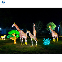 FL19 Giant Light Decoration Festival Laterne Tiers eiden laternen