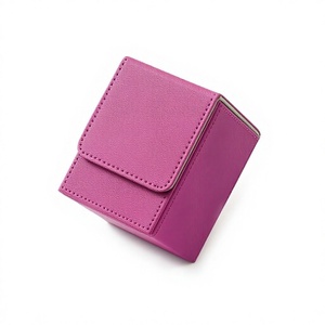 Tarjetero Minimalista de Cuero PU Rosa, 3 en 1, sin Cierre, para Tarjetas de Crédito - Product Image 1
