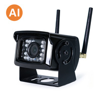 Caméra de recul pour camion 4G Wifi 1080P, gestion de flotte, caméra BSD, étanche, détection de fatigue, alarme, algorithme ADAS