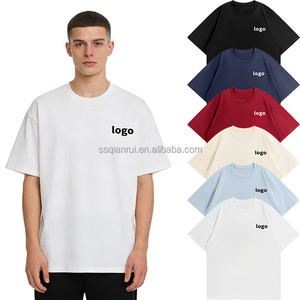 T-shirts décontractés en coton tricoté 100 % respirants, coupe classique, personnalisables OEM pour hommes, parfaits pour l'été – Vente en gros - Product Image 1