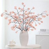 Bruidsdecoratie & -benodigdheden 21-koppige lantaarn fruit kunstbloem steel bruidsbloemen voor achtergrond bloemstuk