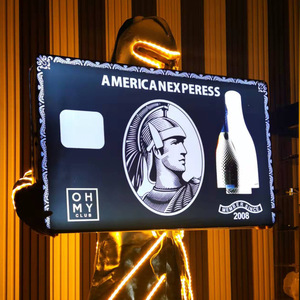 LED Illuminated Hand Held <b>Sign</b> Rectangular Roman Bar <b>Light</b> Champagne King Star Heart Shape Bar Accessory Liquor Rack - Product Image 1